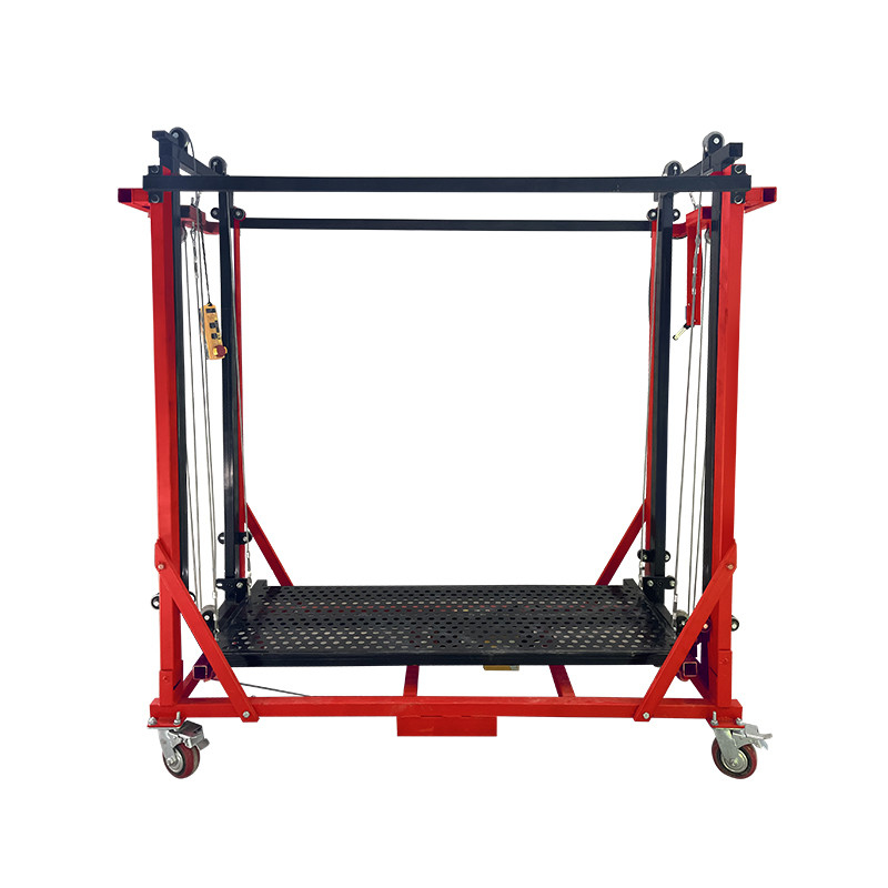 Construction 4 Legs Scaffold Material Lift 500kg Loading Capacity